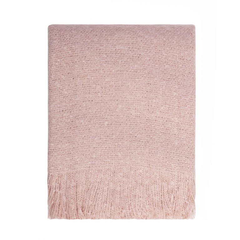 Linen & More Cozy Throw - Blush