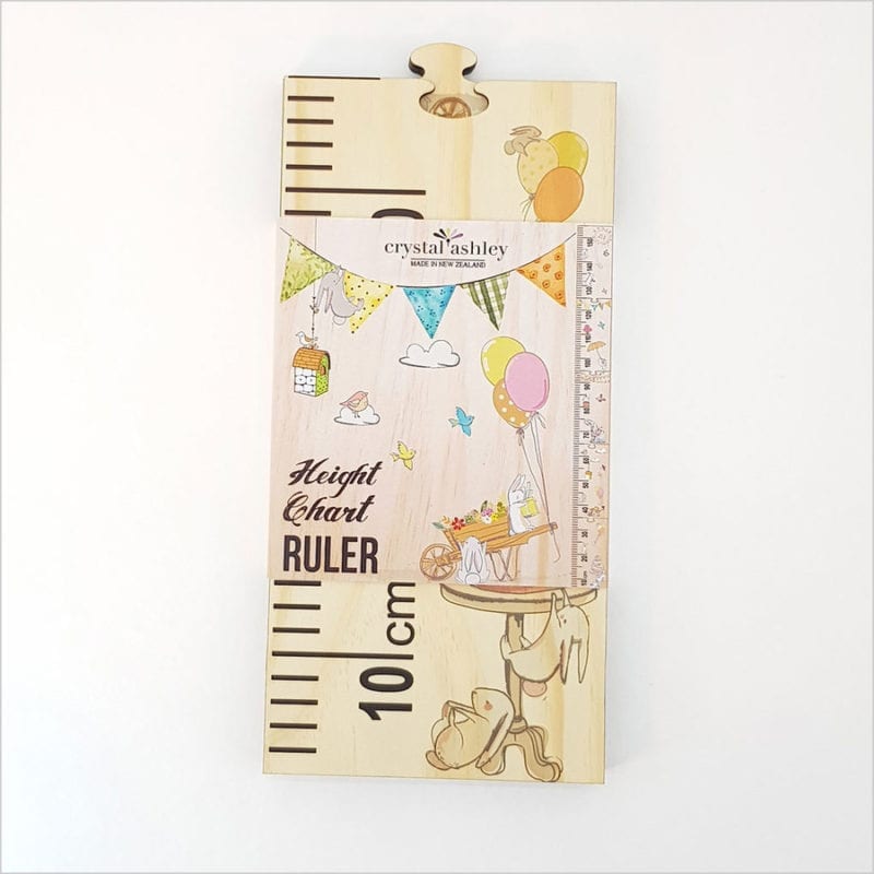 Crystal Ashley Height Chart Ruler - Rabbits (Girls)