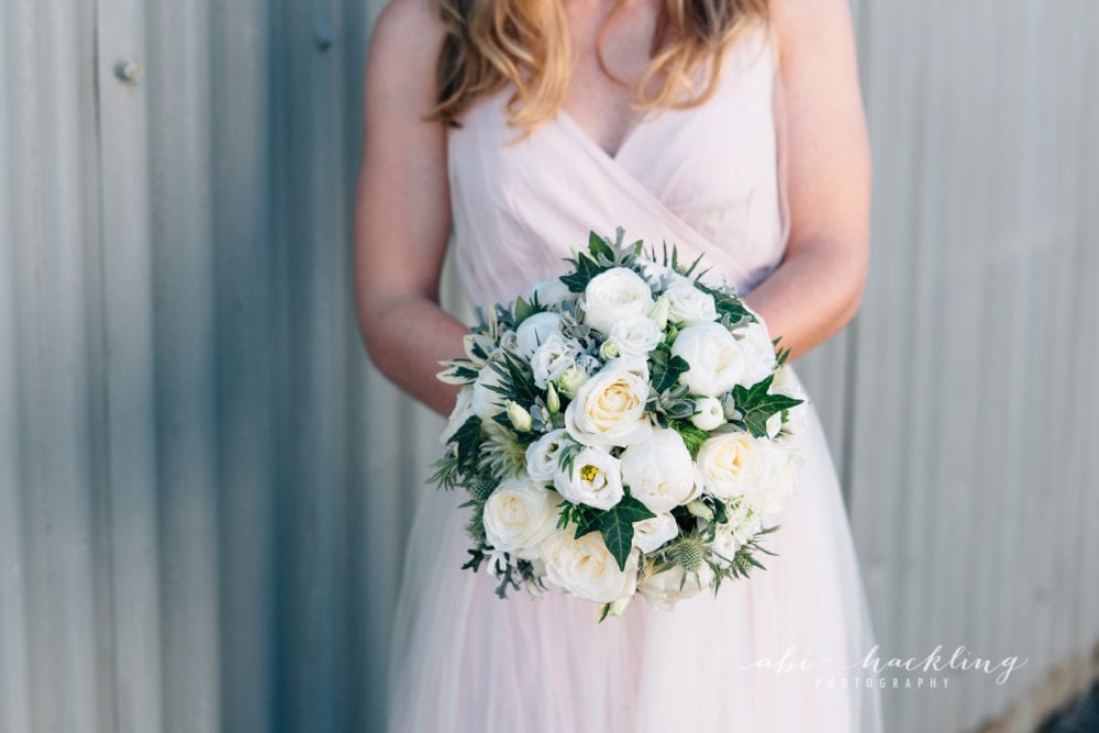 classic white posie