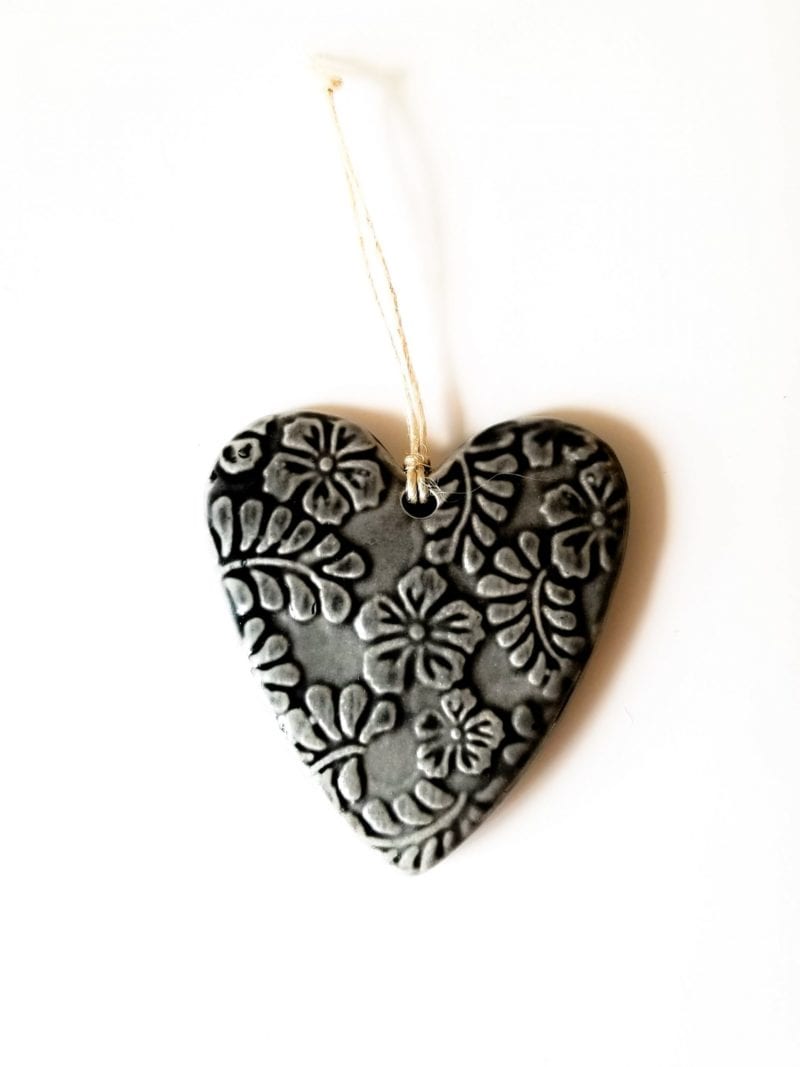 Hasina Art Handmade Heart - Black