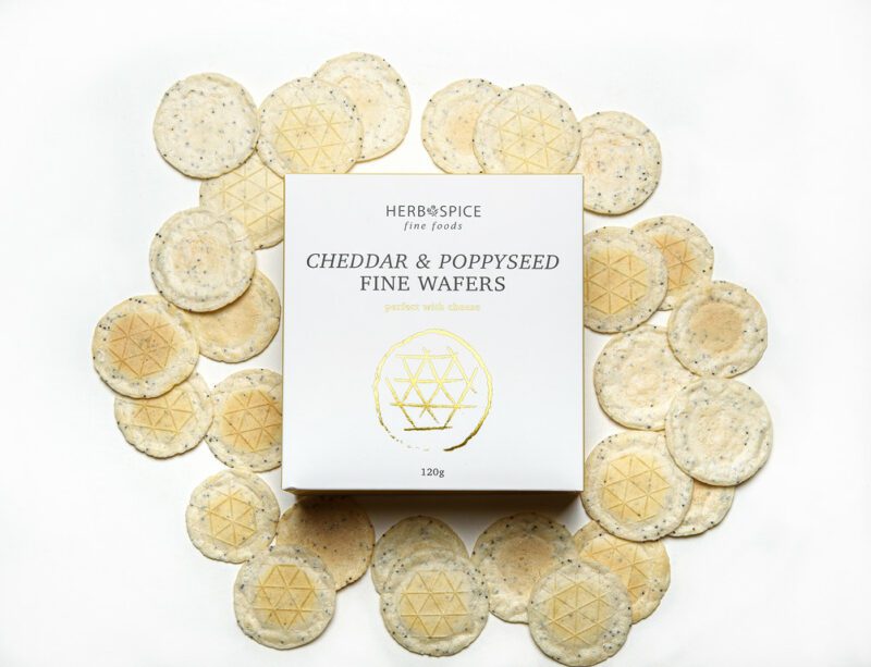 Cheddar and Poppy Seed Wafer
