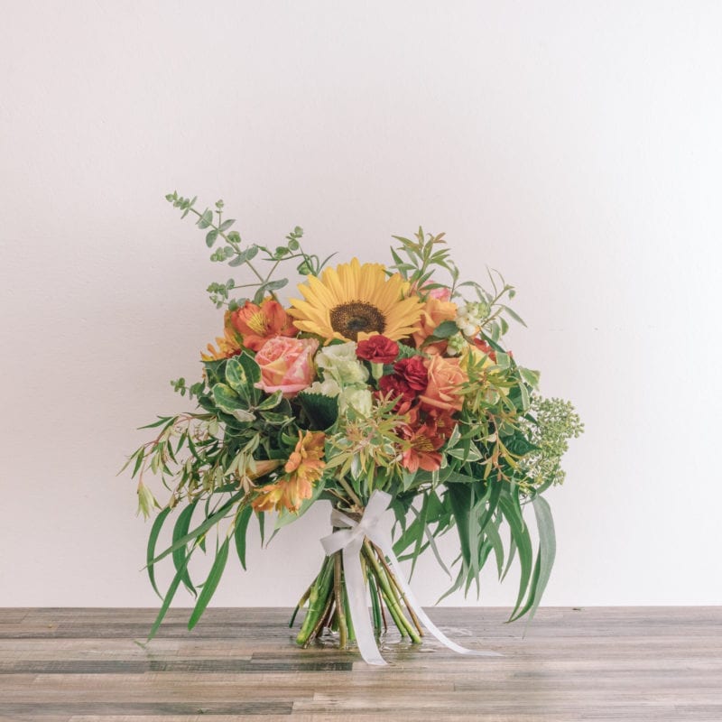 Yellow and Citrus Coloured Bouquet