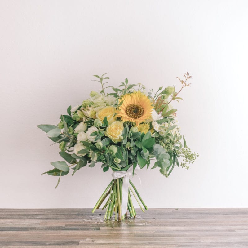 Yellow Roses and Sunflowers