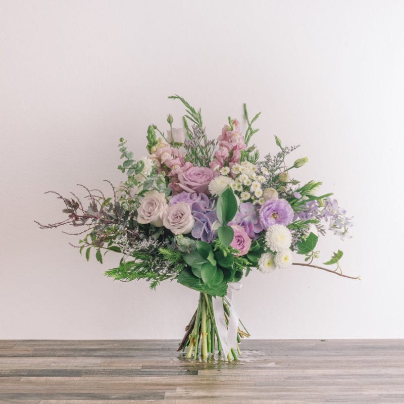Purple and Pink Coloured Bouquet