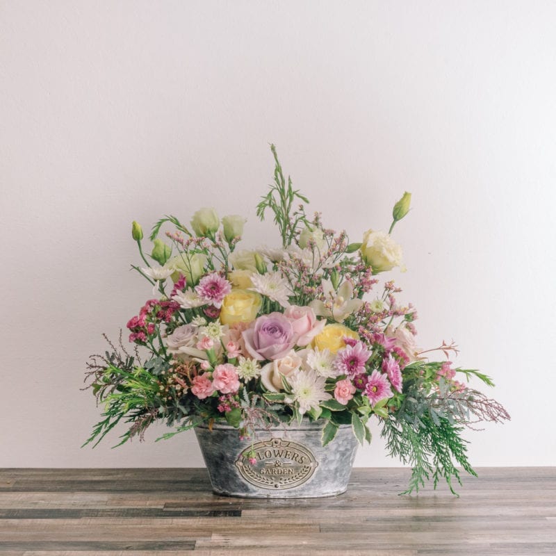 Cottage Arrangement of Flowers