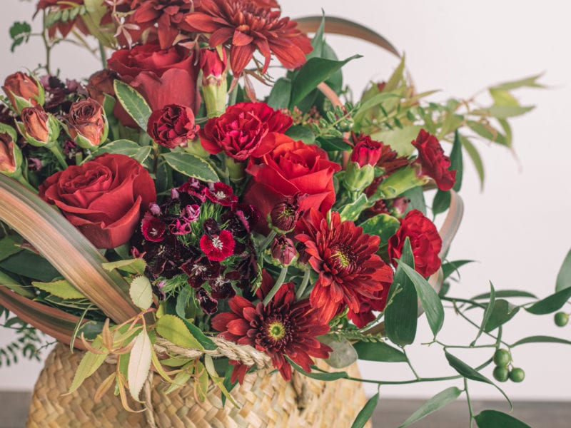 Red Flower Arrangement