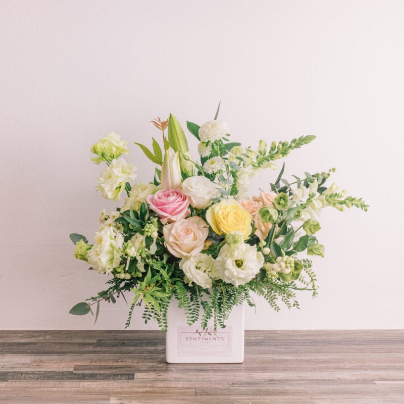 pastel arrangement