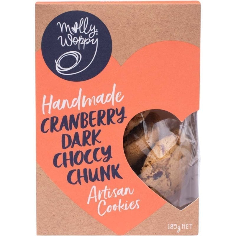 Molly Woppy Artisan Cookie - Cranberry & Dark Choc Chunk