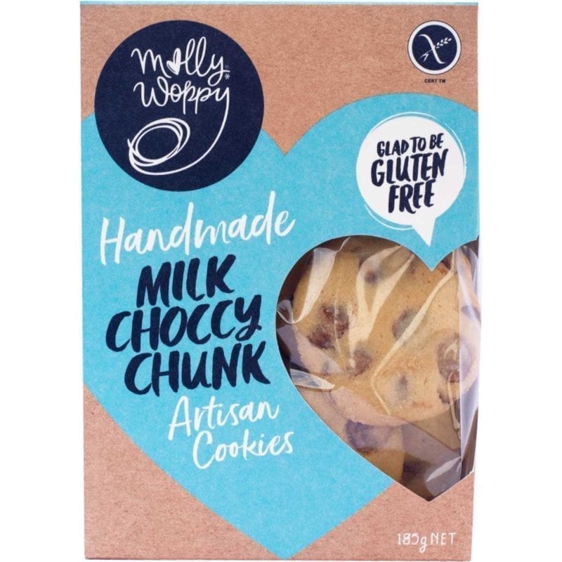 Molly Woppy Artisan Cookie - Gluten Free Milk Choccy Chunk