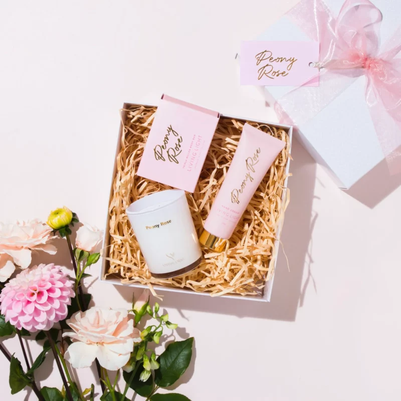 Living Light- Peony Rose Pamper Set